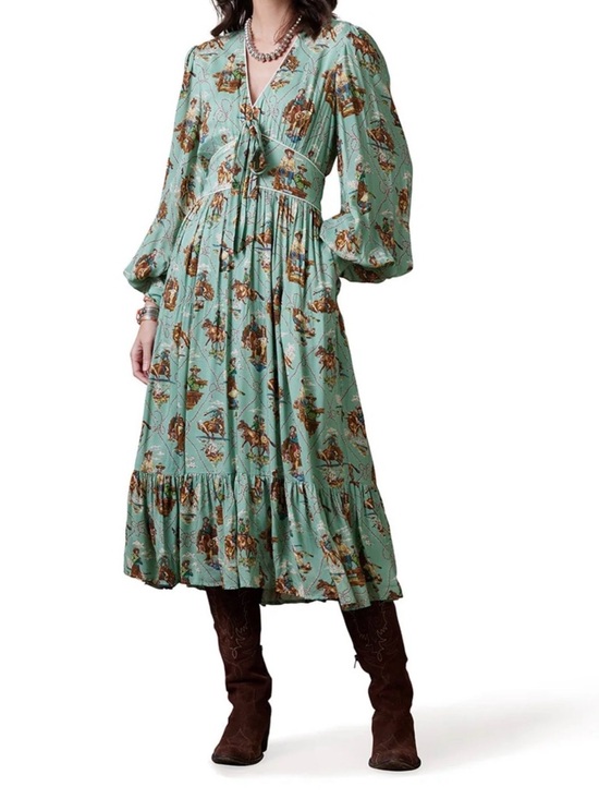 Double D Ranch Dresses & Skirts - DOUBLE D RANCH Romance & Rustlers A.R. Mitchell Western Print NWT